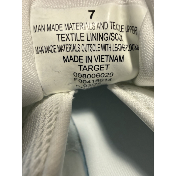 Men's Size 7 Scout Sneakers Goodfellow & Co White PU Leather Cushy Insole Target - Picture 13 of 16